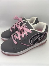 Heelys Propel 2.0 770380 Wheeled Skate Shoes Size 6Y Womens Size 7 Grey/Pink