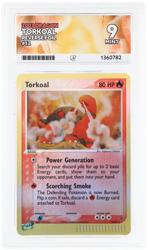 Torkoal graded ACE 9 for sale on eBay