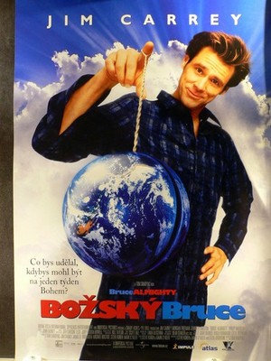 Bozsky Bruce - Bruce Almighty - Jim Carrey - Int. Filmposter A1 84x60cm gerollt