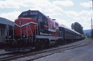 Pend Oreille Valley/MILW #8310 WA Train/Railroad 2011 Fujichrome Slide A410
