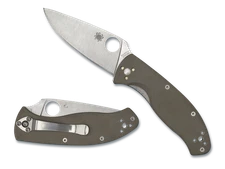 Spyderco Knife Tenacious C122GBNM4P Liner Lock CPM-M4 Brown G-10 Pocket Knives