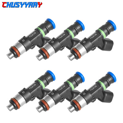 6X Fuel Injectors 0280158055 fit 06-10 Mustang Explorer Mazda 4.0L V6 NEW