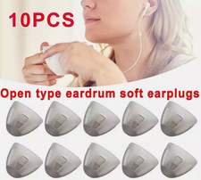 New Arrivals 10pcs Universal Hearing Aid Domes Domes Soft Open Domes Black Layer