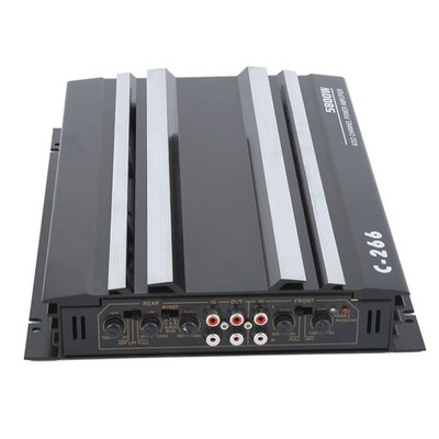 (Schwarz)5800W 12V Hochleistungs-Autoverstärker Auto-Audio-Verstärker Hi-Fi