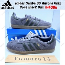 adidas Samba OG Aurora Onix Core Black Gum IH4386 Men's Size