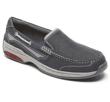 DUNHAM CAPTAIN VENETIAN - Size 14 D -Men's Shoes- NAVY Marine **NEW**