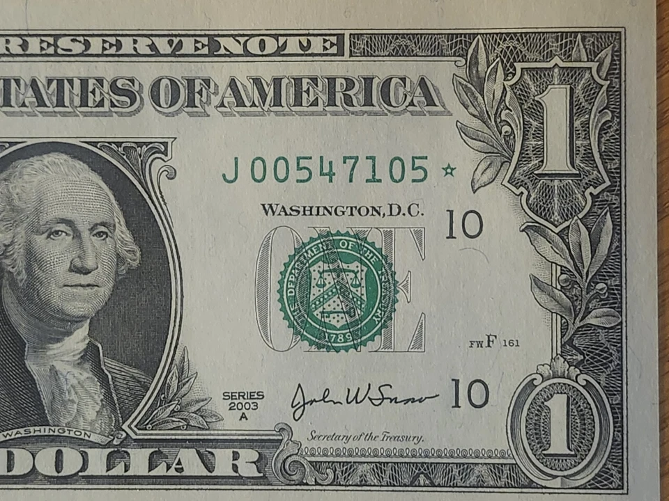 2003A $1 "STAR NOTE" KANSAS CITY UNC/GEM J00547105* 00 START 2 OF 3 CONS SER - Image 4 of 4