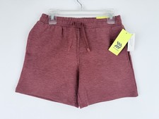 All in Motion Mens Mesh Spacer Drawstring Shorts Size MEDIUM Kids 8 Red