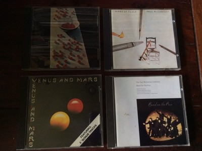 Paul Mccartney Wings  [4 CD Alben] Band on the Run Venus And Mars Pipes Of Peace