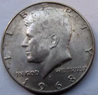 1968-d Kennedy Half Dollar  40% silver   .1479 troy oz. ASW