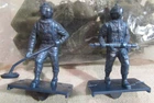 1960's Remco Playset Voyage to bottom of Sea Deep sea Divers Metallic blue marx