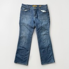 Seven7 Premium Denim Western Boho Wide Boot Cut Jeans Women's Size 14 Mid-Rise