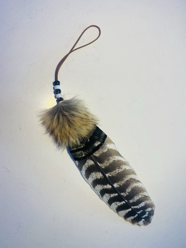 Prayer Feather for Smudging - Native Made