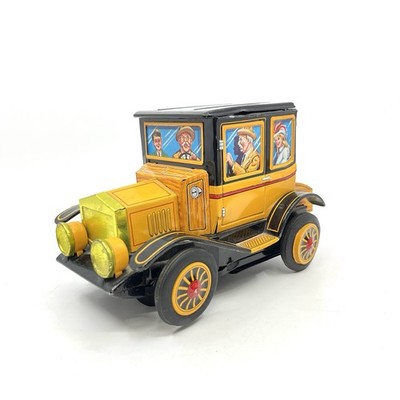Vintage ALPS Japan Tin Toy Car #2618 - ''Old Timer'' Sunday Morning - Non-Working
