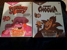 Franken Berry & Count Chocula General Mills Cereal Box 6" Action Figures - NEW!
