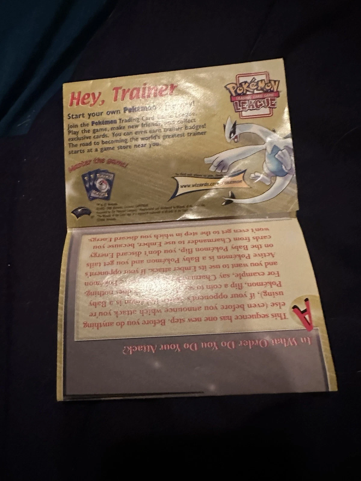 Vintage Pokemon Training Manual -Pokemon