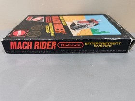 Mach Rider NES Original Game CIB 5 Screw Cart. Nintendo