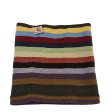 Carhartt Striped Acrylic Neck Gaiter Winter Warm Multi Color Outdoors Hiking