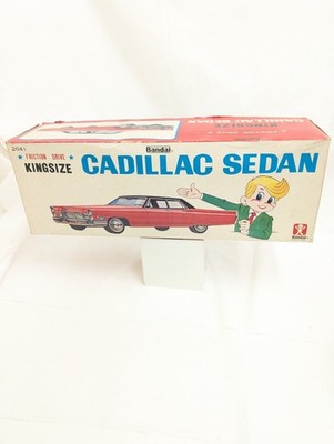 Tin-toy car Bandai Cadillac Coupe Deville King size made in Japan