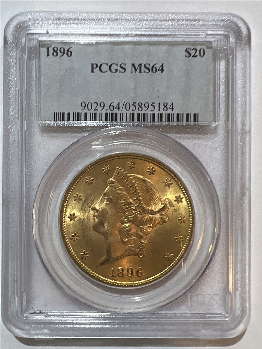 dnページ 1896 $20 Liberty Double Eagle NGC MS65 - LCR Coin