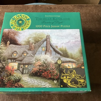 Painter of Light 1000 Piece Glow in the Dark Jigsaw Puzzle 20'' x 27'' Kinkade