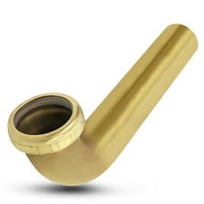 1-1/2 In. X 12 In. Brass Slip Joint Waste Bend for Tubular Drain Applications, 2