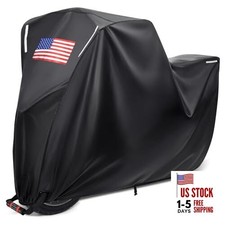 Motorcycle Cover Waterproof Outdoor, Heavy Duty Motorcycle Cover, 104"