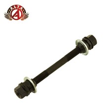 ALTA Black Bicycle Front Hub Axle 3/8 X 140mm 26T Cruiser BMX Lowrider Wheel.