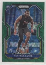 2020 Panini Prizm Rookie Green Scope Prizm 30/75 Terrell Lewis #378 05mq