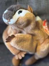 Folkmanis Folk Chipmunk Hand Puppet Plush Furry Stuffed Animal Toy 10" New Tag