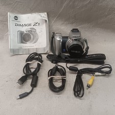 Konica Minolta Dimage Z1 3.2MP 10x Point & Shoot Digital Camera SD Card Tested 