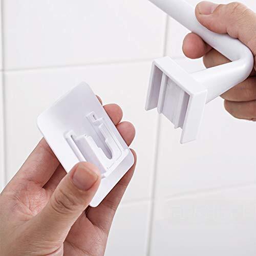 Self Adhesive Towel Bar No Drill Hand Towel Hanger for Bathroom Large White - Picture 7 of 8