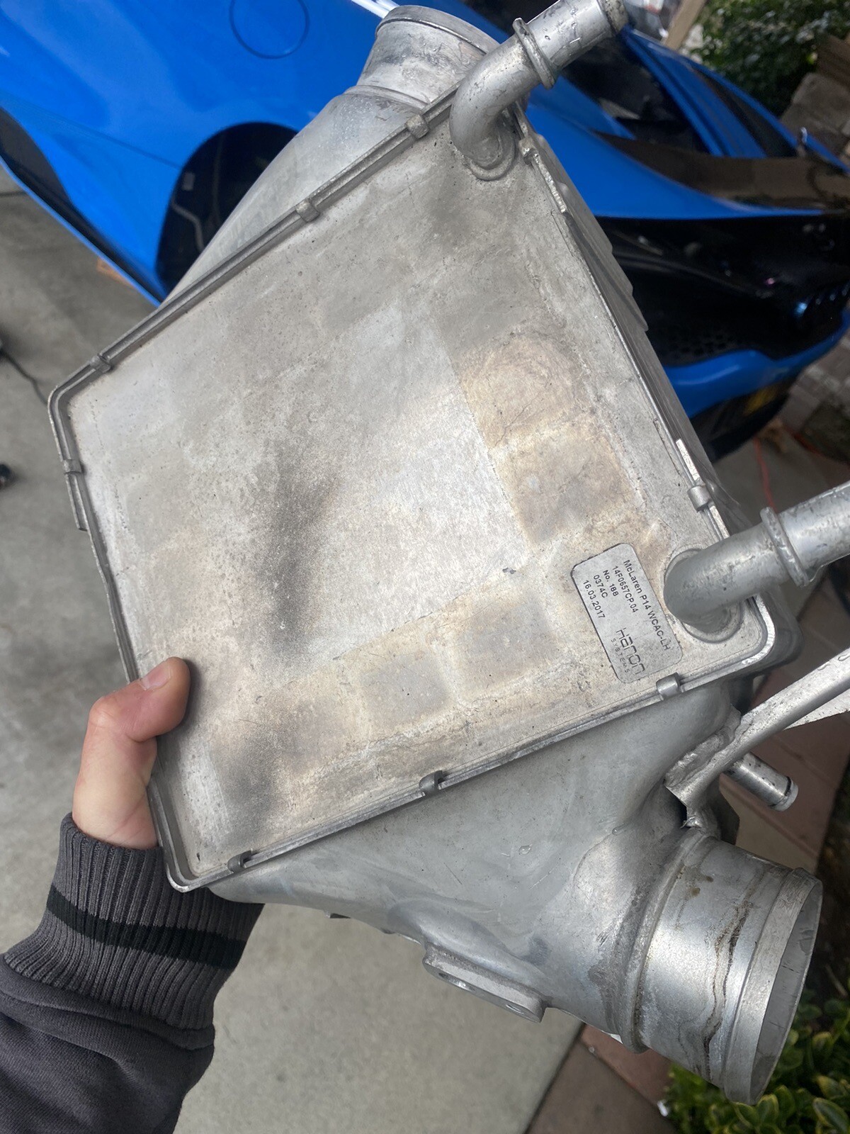 Left Side Turbocharger Intercooler Mclaren 720s
