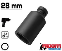 "Kraft Power Schlagschrauber Nuss 1/2\" Stecknuss 28 Mm SteckschlüSsel 6-Kant Lang"