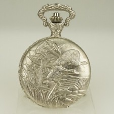 Rare RELIEF Pocket Watch Mechanical Collectible time piece jewelry jewellery