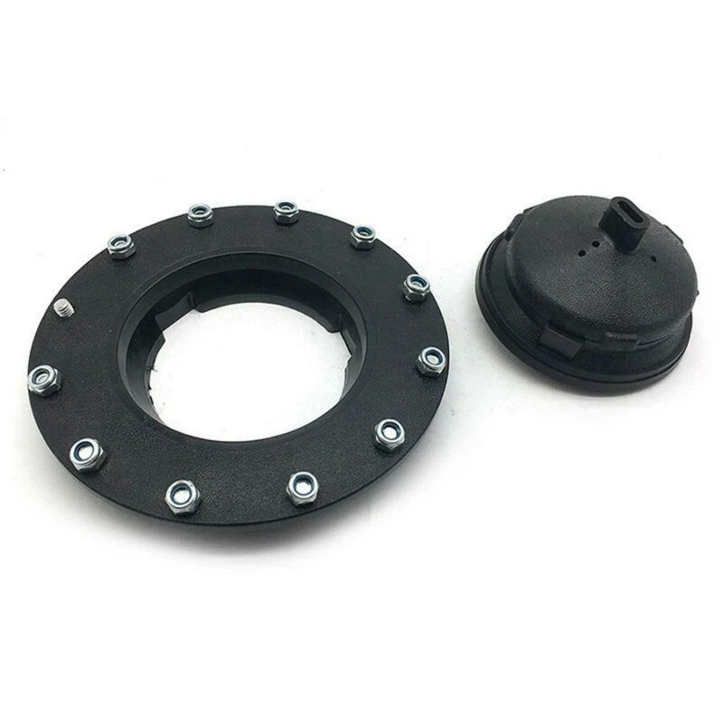 Tapa de llenado universal del tanque de gasolina de pila de combustible + placa de llenado + accesorios para automóvil Foto 4 de 4