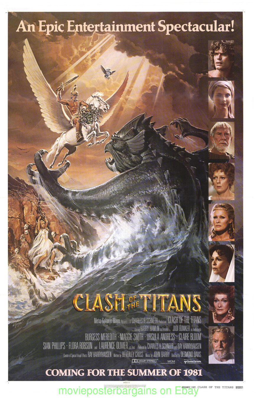 Clash of the Titans 11x17 Movie Poster (1981) 