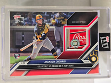 2024 TOPPS NOW Jackson Chourio RC 16E Game-used Base Relic RED /10