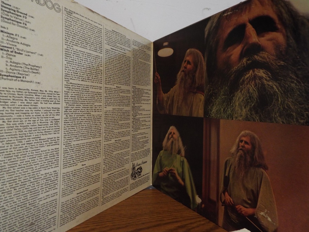MOONDOG STEREO 1969 AVANTEGARDE LP VINYL ALBUM | eBay