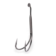 Mustad Plastic Frog 1X Double Hook w/ Spring Baitkeeper 2 pack Fishing Hook