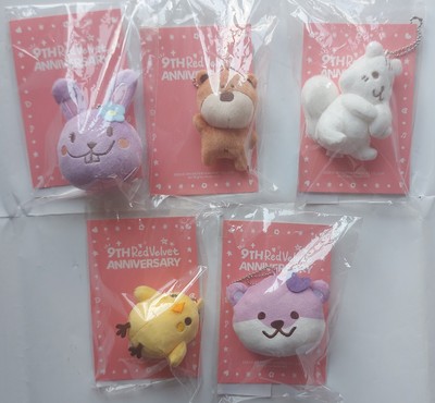 Red Velvet 9th Anniversary Doll Key Ring Set K-pop Irene Wendy Joy