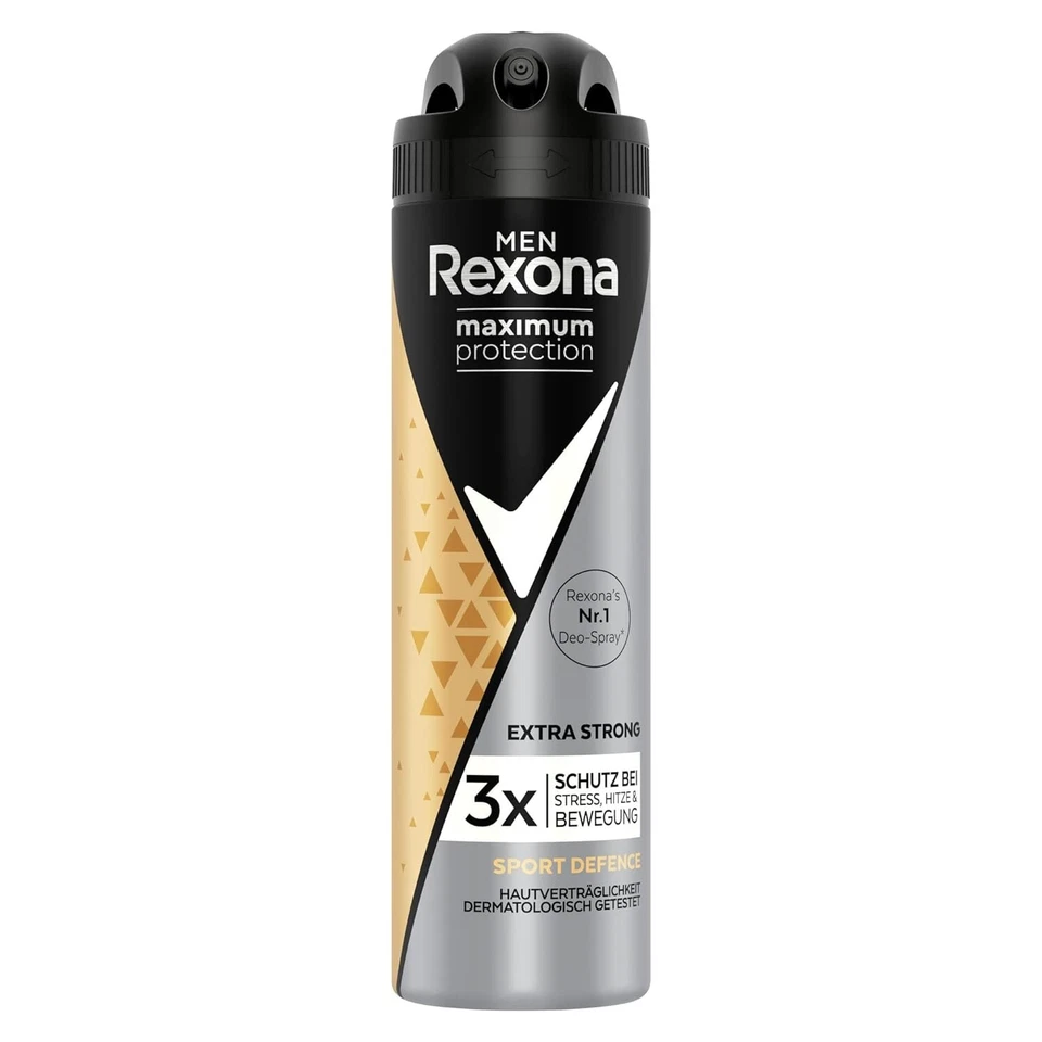 33,28€/L - 6x Rexona Men Deospray Maximum Protection - Sport Defence - 150ml