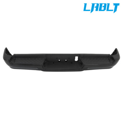 LABLT Rear Bumper Black W/O Sensor Hole W/O Dual Exhaust For RAM 1500 2019-2023