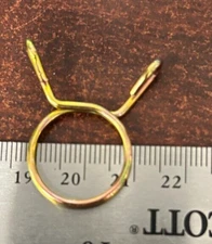 10 PCS 18 mm Double Wire Spring Hose Clamps Fuel Line Hose Tube Clips