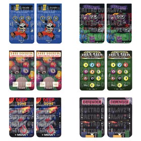 Intellivision SPRINT, ORIGINAL & FLASHBACK Repro Overlays, 2 for 1, 330 designs