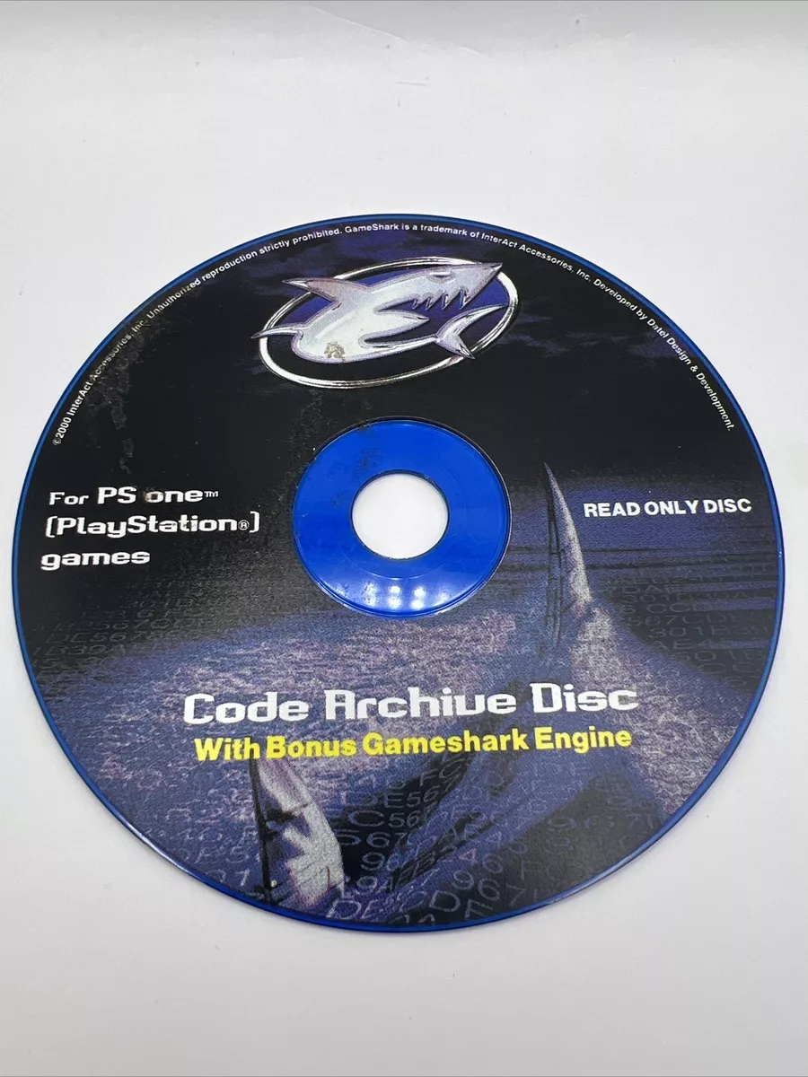 GameShark Disc for Sony Playstation PS1- Disc ONLY! Tested