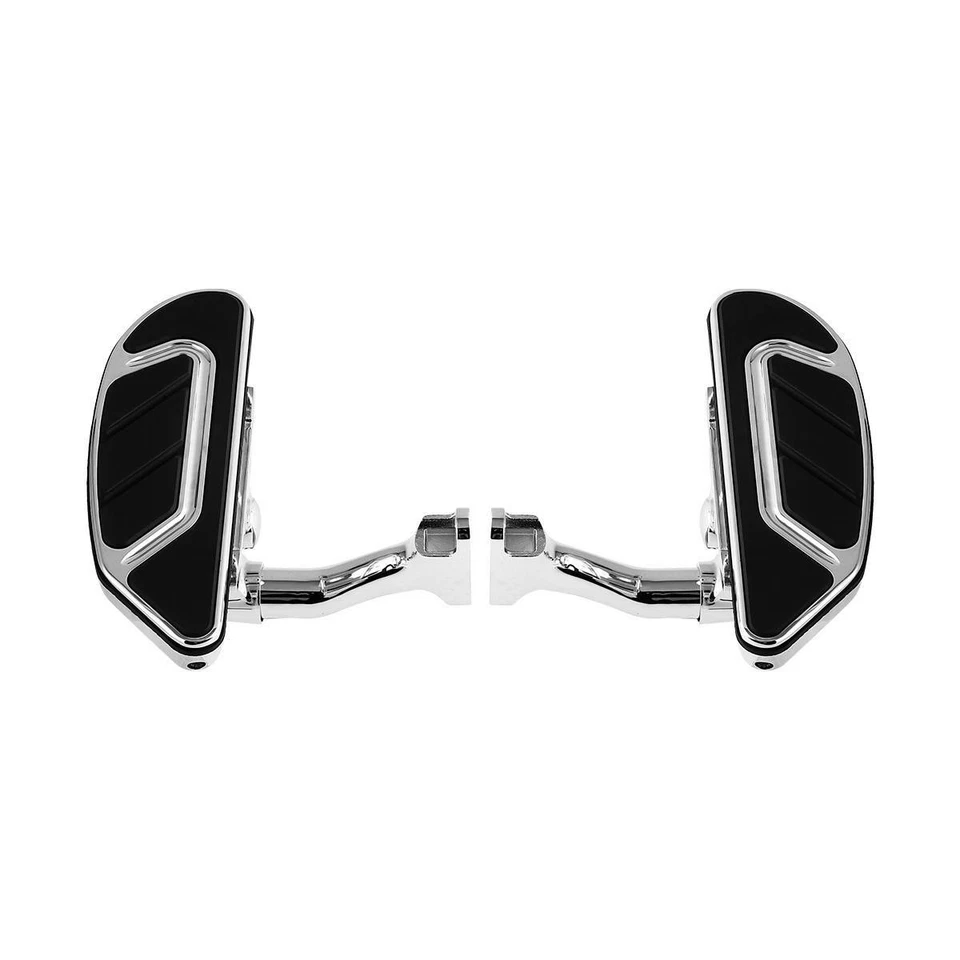 Chrome Rear Floorboard Footboard Fit For Harley Road King Glide 1993-2025 17 18 - Image 3 of 4