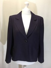 Women's Purple Long Sleeved, Exquisite Sassy Jacket. Full Lining. Uk 18/20. Ewm.