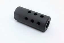 2" Custom Muzzle Brake Compensator for 9mm Pistol / Glock 1/2-28 Threads