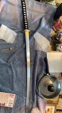 Mushashi Silver Shirakawa Series - Hand Crafted Gold Dragon Katana Sword